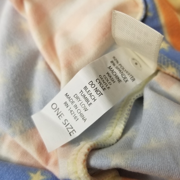 LuLaRoe One Size 2-10 Leggings Patriotic‎ Stars & Stripes USA Flag July 4th New - Picture 4 of 8